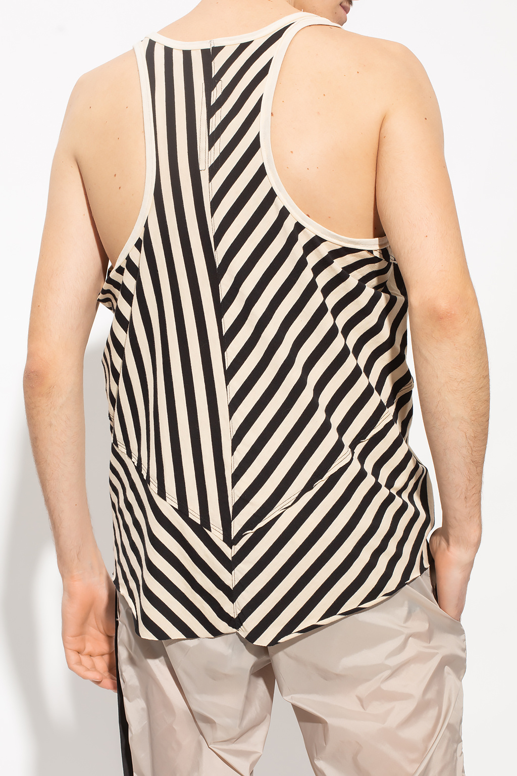 Cream Sleeveless T - Team shirt Rick Owens DRKSHDW - IetpShops